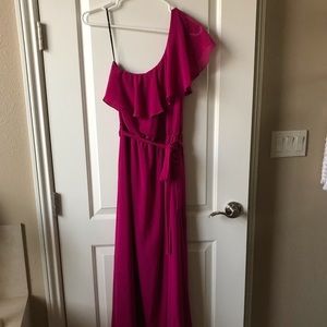 Forever21 fuchsia maxi dress